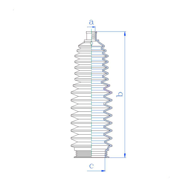 RDZ0024MG - Пыльники, CITROEN 406680, 1608652080, PEUGEOT 406680, 1608652080, KRAUF HBZ0024