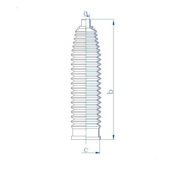 RDZ0044MG - Пыльники, FORD 1334215, 3M513L575AA, 1328882, 3M513K661AA, 1714485, 3M513L575AB, 1251936, VOLVO 30723085, 30680514, 31317782, 274503, KRAUF HBZ0044