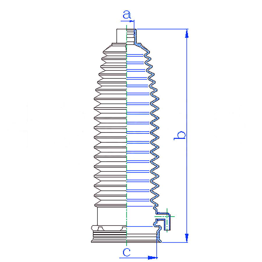 RDZ0046MG - Пыльники, FORD 4M513L575AB, 1377499, 4M513L575AA, 1318867