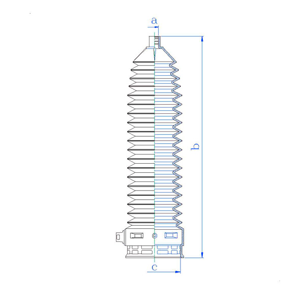 RDZ0076MG - Пыльники, MERCEDES 2044630296, A1714630096, A2044630296, KRAUF HBZ0076