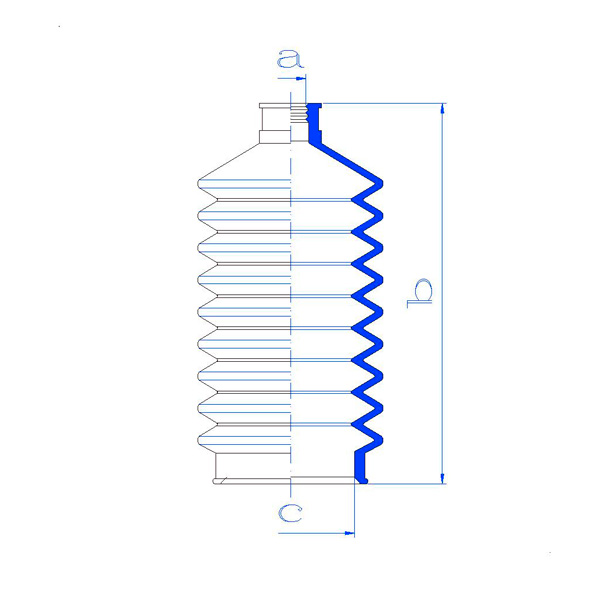 RDZ0111MG - Пыльники, SKODA 114509822, FIAT 4371155, 4239458, 7583242, LANCIA 7583242, 4371155