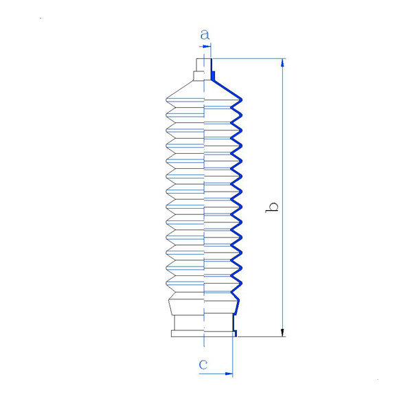 RDZ0176MG - Пыльники, FORD 6128736, 617346, 617347