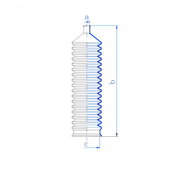 RDZ0206MG - Пыльники, MERCEDES 1684602400, A1684602400, FIAT 9939555, KRAUF HBZ0206