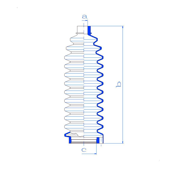 RDZ0227MG - Пыльники, ALFA ROMEO 9944454, SAAB 8962516, 8962524