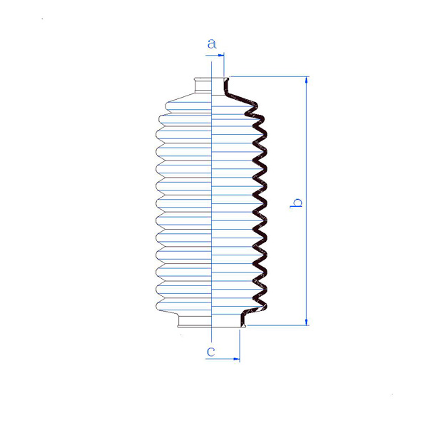 RDZ0286MG - Пыльники, ALFA ROMEO 9943835