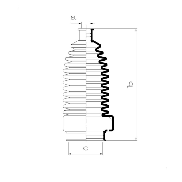 RDZ0353MG - Пыльники, VAG 1H0422831A, 357422831B