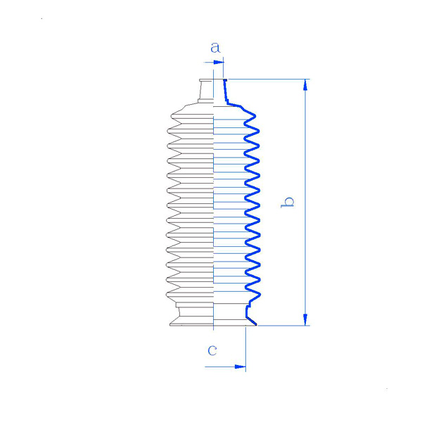 RDZ0394MG - Пыльники, TOYOTA 4553506010, 4553512060, 4553512100, 4553514070, 4553522080, 4553524030, 4553533010, KRAUF HBZ0394