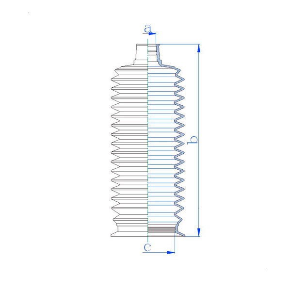 RDZ0417MG - Пыльники, TOYOTA 4553560010, KRAUF HBZ0417