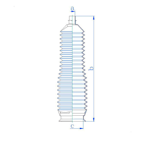 RDZ0437MG - Пыльники, KIA 0K20332125