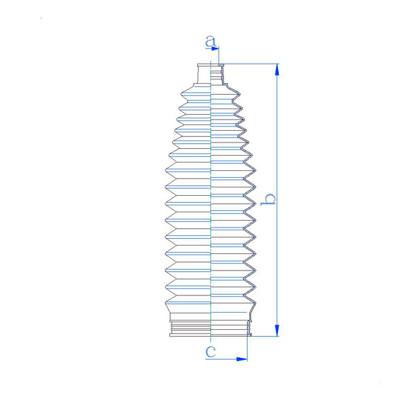 RDZ0444MG - Пыльники, TOYOTA 4553509180, 4553552010, 4553552060, CITROEN 4066A3, PEUGEOT 4066A3, KRAUF HBZ0444