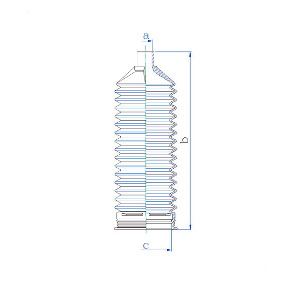 RDZ0525MG - Пыльники, HYUNDAI 577403K000, KRAUF HBZ0525