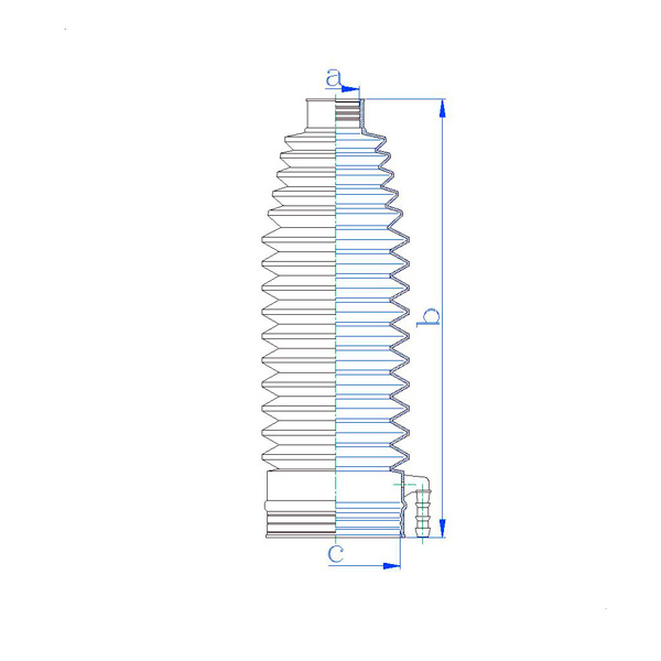 RDZ0539MG - Пыльники, CITROEN 406674, 406664, PEUGEOT 406674, 406664