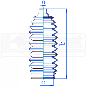 RDZ0594MG - Пыльники, SUBARU 34137AG000, KRAUF HBZ0594